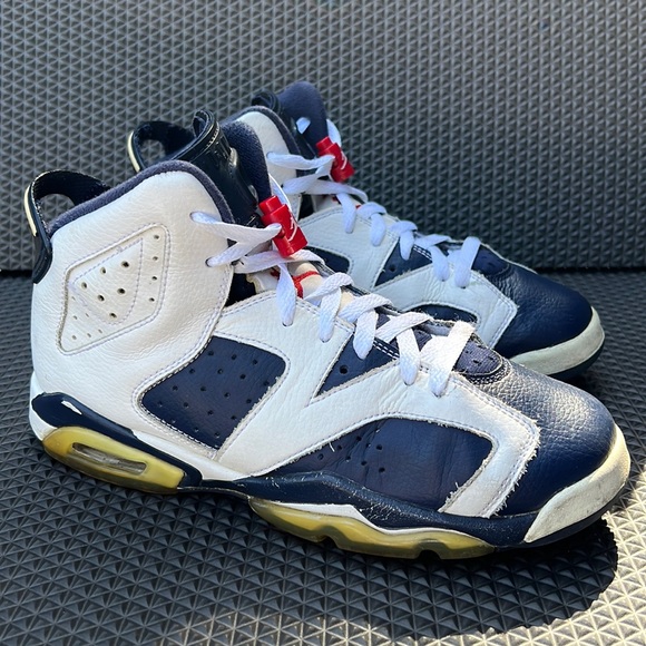 Nike Air Jordan 6 Retro Olympic Shoes - Picture 1 of 8